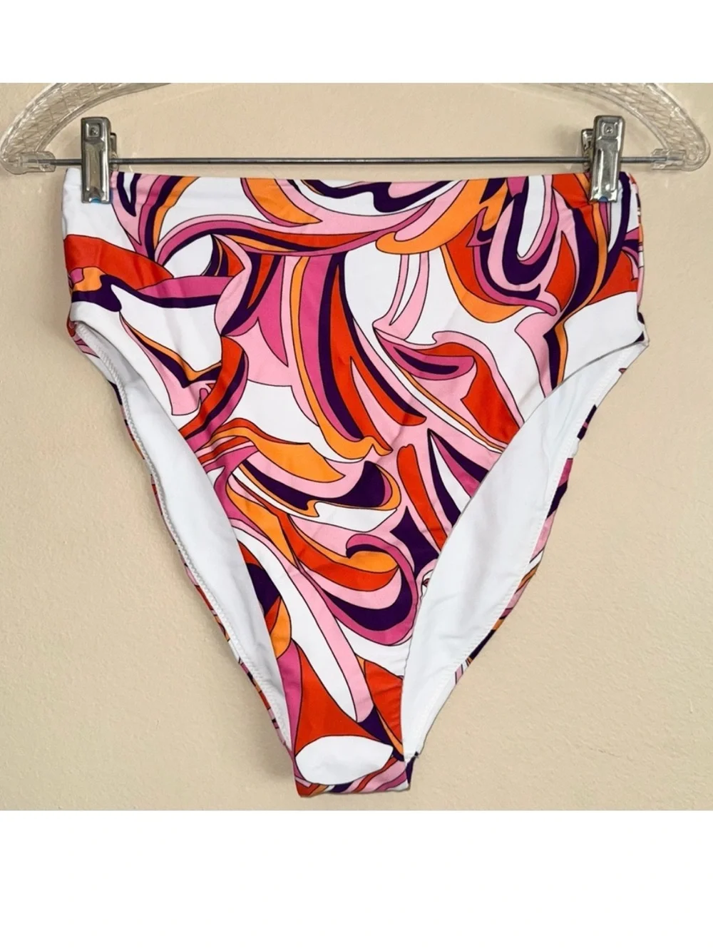 Express Body Contour Swim Bottoms Swirl Design Size M NEW!